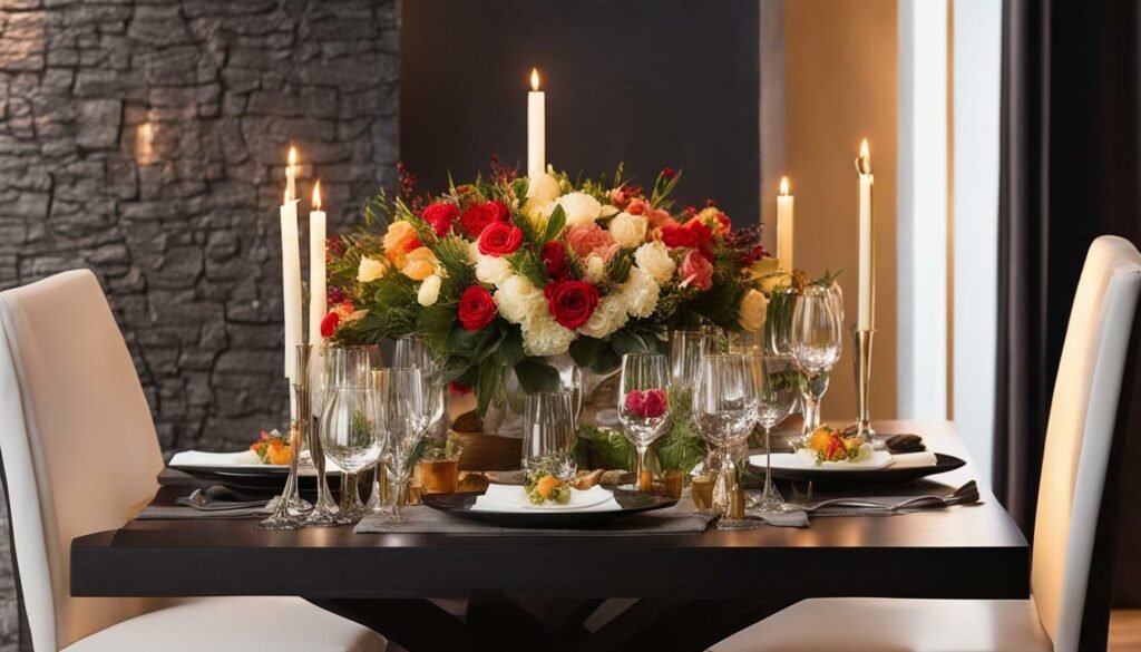 7個方法烘托浪漫氛圍的餐桌擺設
