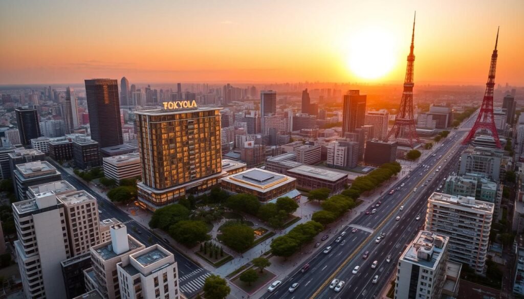 東京新酒店地理位置