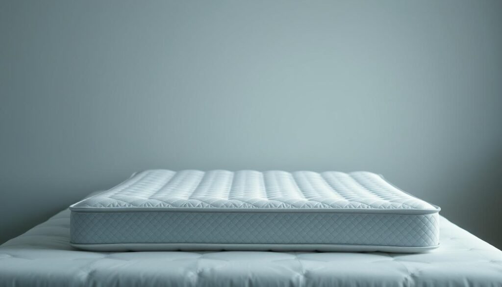 A high-quality StylesMaven orthopedic mattress pad rests prominently against a serene, minimalist backdrop. The mattress pad features a plush, supportive surface with a distinct quilted pattern, designed to promote proper spinal alignment and alleviate pressure points. Soft, muted lighting illuminates the scene, creating a calming, therapeutic atmosphere. The foreground showcases the mattress pad's premium materials and construction, while the middle ground suggests its versatility and comfort. The background fades into a simple, neutral tone, allowing the mattress pad to be the focal point and emphasizing its importance in providing optimal sleep and wellness. A high-quality StylesMaven orthopedic mattress pad rests prominently against a serene, minimalist backdrop. The mattress pad features a plush, supportive surface with a distinct quilted pattern, designed to promote proper spinal alignment and alleviate pressure points. Soft, muted lighting illuminates the scene, creating a calming, therapeutic atmosphere. The foreground showcases the mattress pad's premium materials and construction, while the middle ground suggests its versatility and comfort. The background fades into a simple, neutral tone, allowing the mattress pad to be the focal point and emphasizing its importance in providing optimal sleep and wellness.