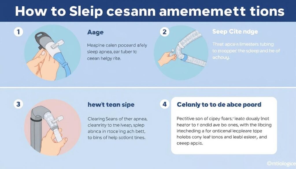 生成圖片：睡眠呼吸機管道清洗步驟