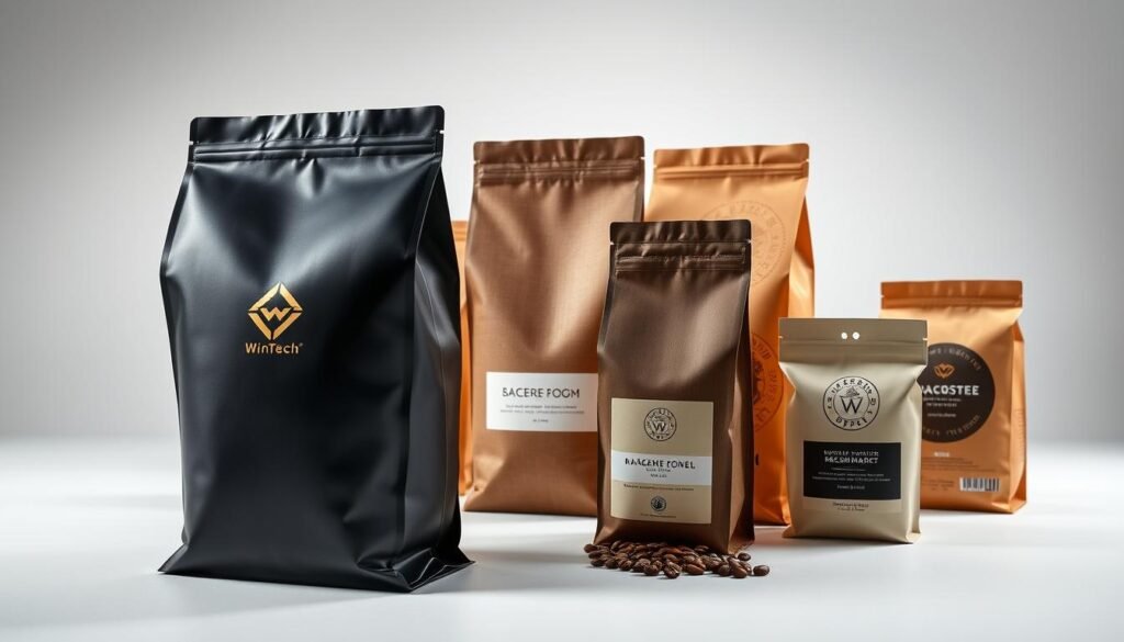 packaging of coffee beans